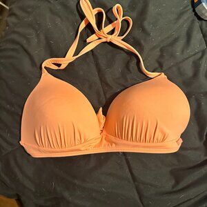 Roxy traingle halter coral bikini top